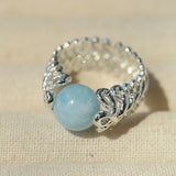 Lace Aura Natural Stone Ring - floysun