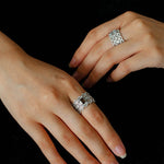 Lace Glow Wide Ring – Multiple Colors Available - floysun