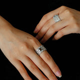 Lace Glow Wide Ring – Multiple Colors Available - floysun