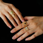 Lace Glow Wide Ring – Multiple Colors Available - floysun