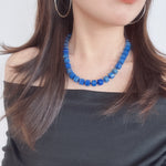 Lapis Lazuli Beaded Necklace - floysun