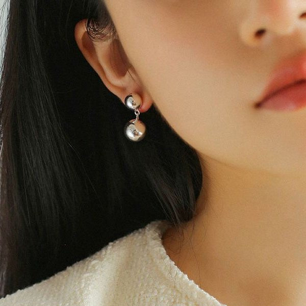 Large & Small Gold Balls Earrings - floysun