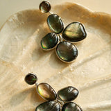Lilac Blossom Gray Mother - of - Pearl Earrings - floysun