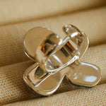 Lilac Blossom Gray Mother - of - Pearl Elegant Ring - floysun