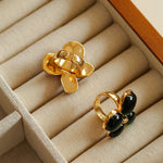 Lilac Blossom Green Glass Ring - floysun