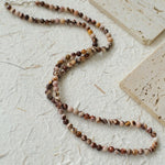 Long Multi-Colored Gemstone Beaded Necklace - floysun