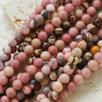 Long Multi-Colored Gemstone Beaded Necklace - floysun