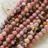 Long Multi-Colored Gemstone Beaded Necklace - floysun
