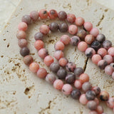 Long Multi-Colored Gemstone Beaded Necklace - floysun