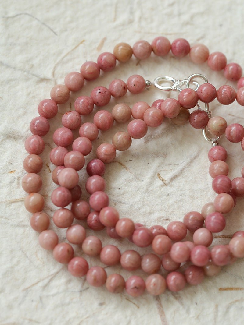 Long Multi-Colored Gemstone Beaded Necklace - floysun