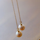 Long Pearl Threader Drop Earrings - floysun