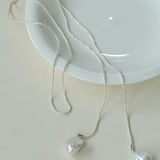 Long Twisted Chain Vintage Baroque Pendant Necklace - floysun