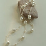 Long Y - shaped Faux Baroque Chain Necklace - floysun