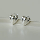 Love Heart Stud Earrings - floysun