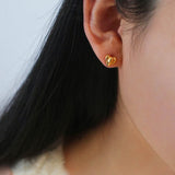 Love Heart Stud Earrings - floysun