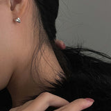 Love Heart Stud Earrings - floysun