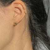 Love Heart Stud Earrings - floysun