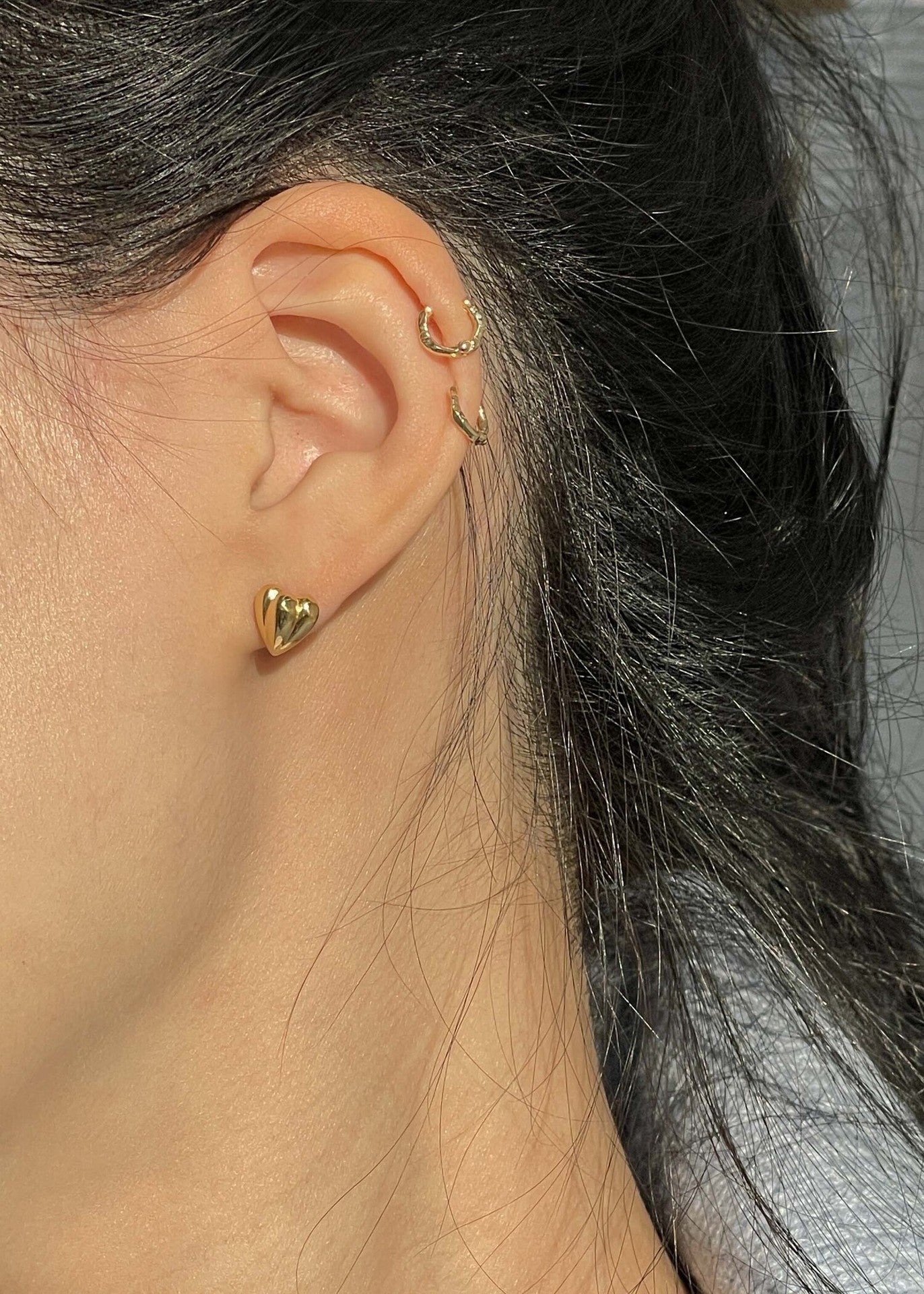 Love Heart Stud Earrings - floysun