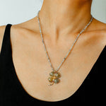 Lucky Clover Labradorite Charm Necklace - floysun
