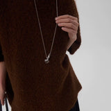 Lucky Gourd Crystal Necklace – Adjustable Long Natural Stone Pendant - floysun