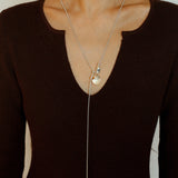 Lucky Gourd Crystal Necklace – Adjustable Long Natural Stone Pendant - floysun