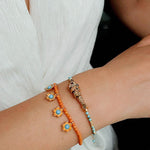 Lucky Little Fish Bracelet Turquoise Beads or Pink Cord - floysun