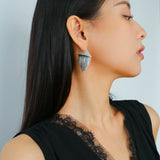 Luminous Series Shimmering Diamond Tassel Earrings - floysun
