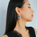 Luminous Series Shimmering Diamond Tassel Earrings - floysun