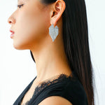 Luminous Series Shimmering Diamond Tassel Earrings - floysun