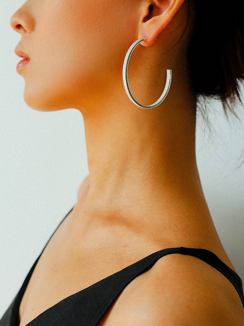 Luminous Series Shimmering Hoop Earrings - floysun