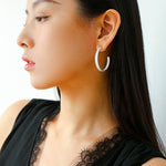 Luminous Series Shimmering Hoop Earrings - floysun