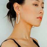 Luminous Series Shimmering Hoop Earrings - floysun