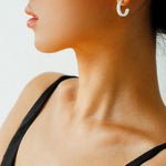 Luminous Series Shimmering Hoop Earrings - floysun