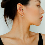 Luminous Series Shimmering Hoop Earrings - floysun