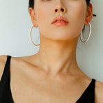 Luminous Series Shimmering Hoop Earrings - floysun