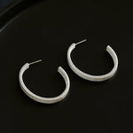 Luminous Series Shimmering Hoop Earrings - floysun