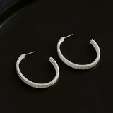 Luminous Series Shimmering Hoop Earrings - floysun