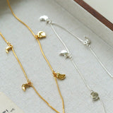 Lunar Eclipse Snake Chain Necklace Moon Phases Pendant - floysun