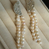 Lunar Glow Long Pearl Earrings - floysun
