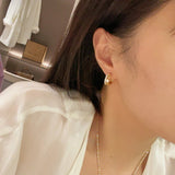 Luxe Double Row Diamond Huggie Earrings - floysun