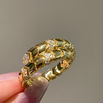 Luxe Serpent Coil Ring - floysun