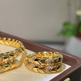 Luxe Serpent Coil Ring - floysun