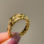 Luxe Serpent Coil Ring - floysun