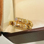 Luxe Serpent Coil Ring - floysun