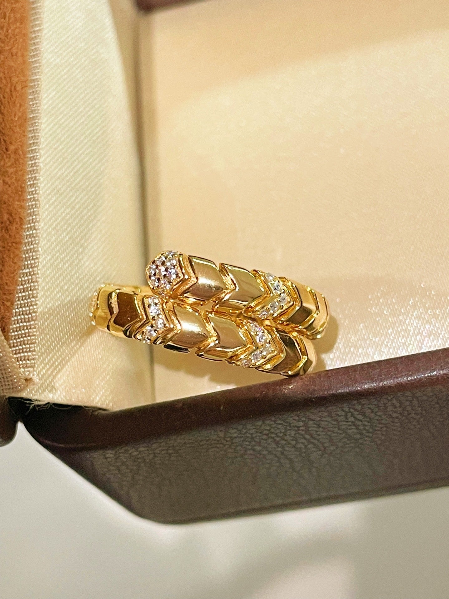 Luxe Serpent Coil Ring - floysun