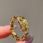 Luxe Serpent Coil Ring - floysun