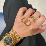 Luxe Serpent Coil Ring - floysun