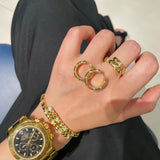 Luxe Serpent Coil Ring - floysun