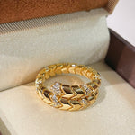 Luxe Serpent Coil Ring - floysun