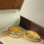 Luxe Serpent Curve Hoops - floysun